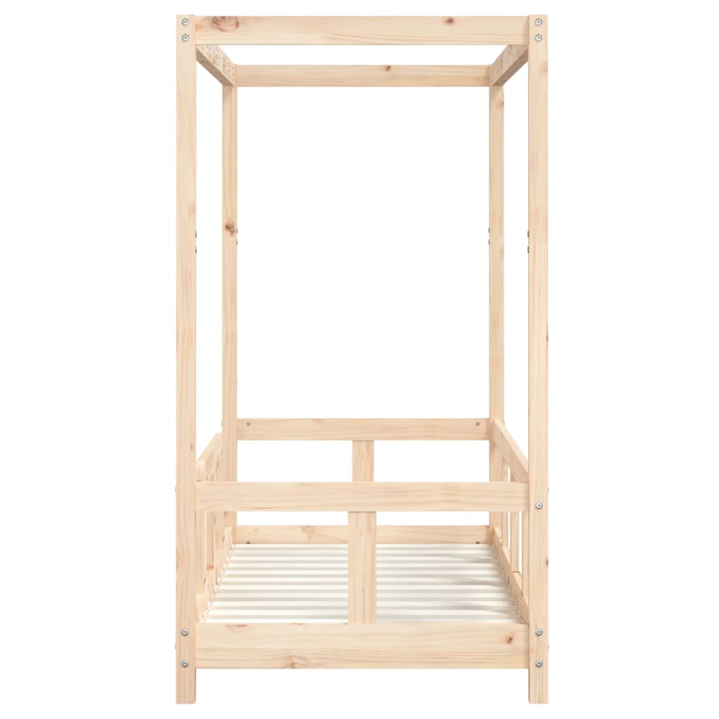 Børneseng 70x140 cm massiv fyrretræ