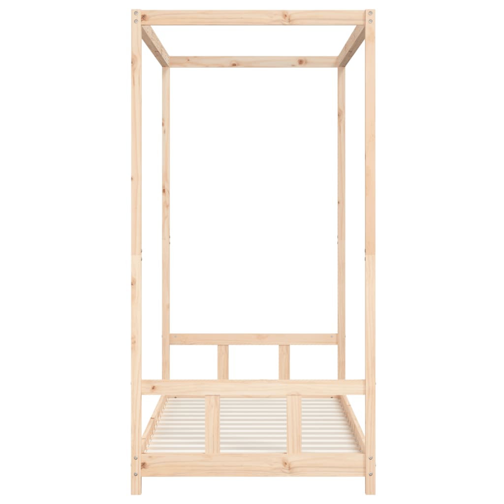 Børneseng 90x190 cm massiv fyrretræ