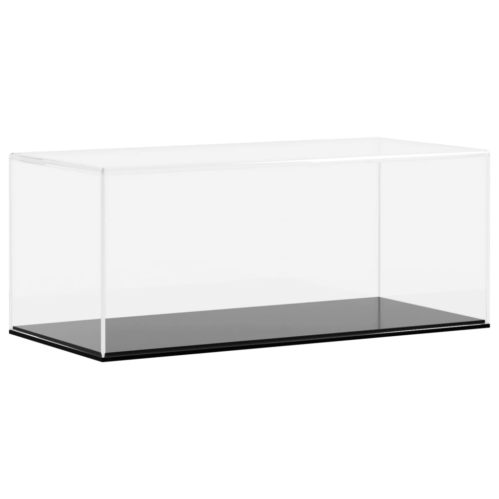 Vitrine gennemsigtig 34x16x14 cm Akryl