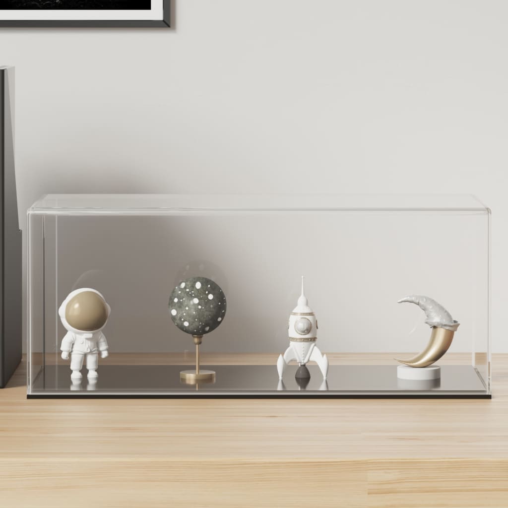 Vitrine gennemsigtig 34x16x14 cm Akryl