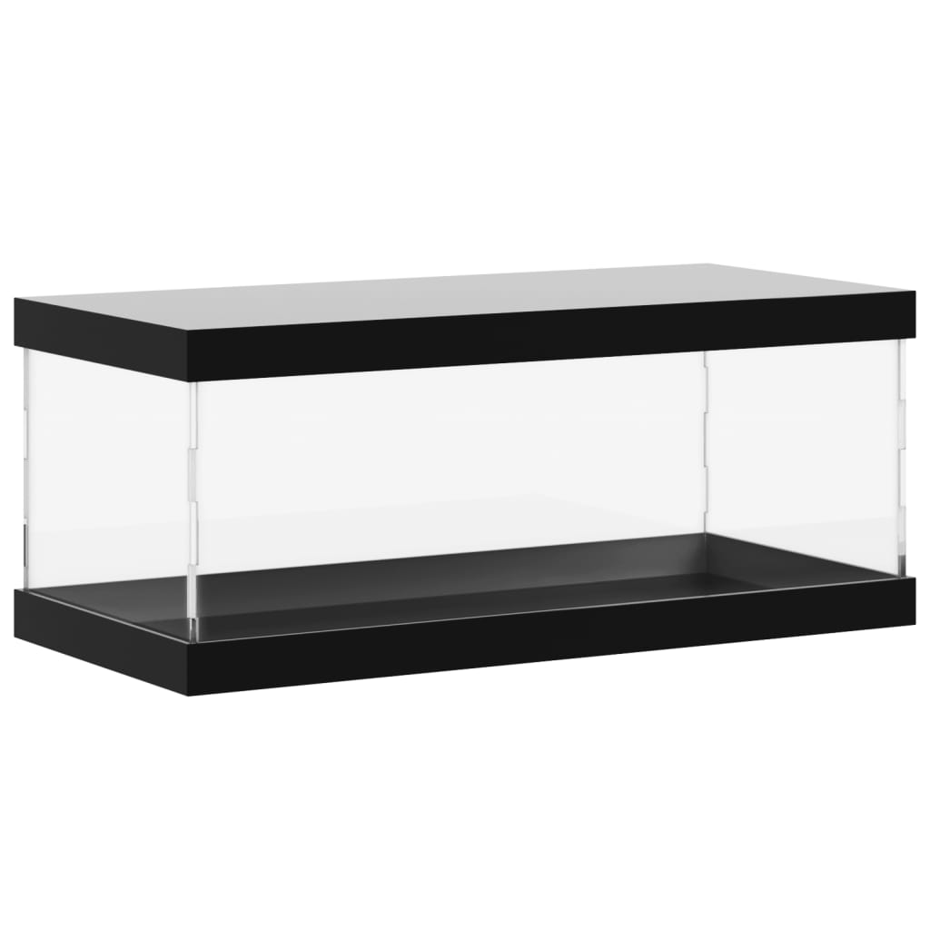 Vitrine gennemsigtig 34x16x14 cm Akryl