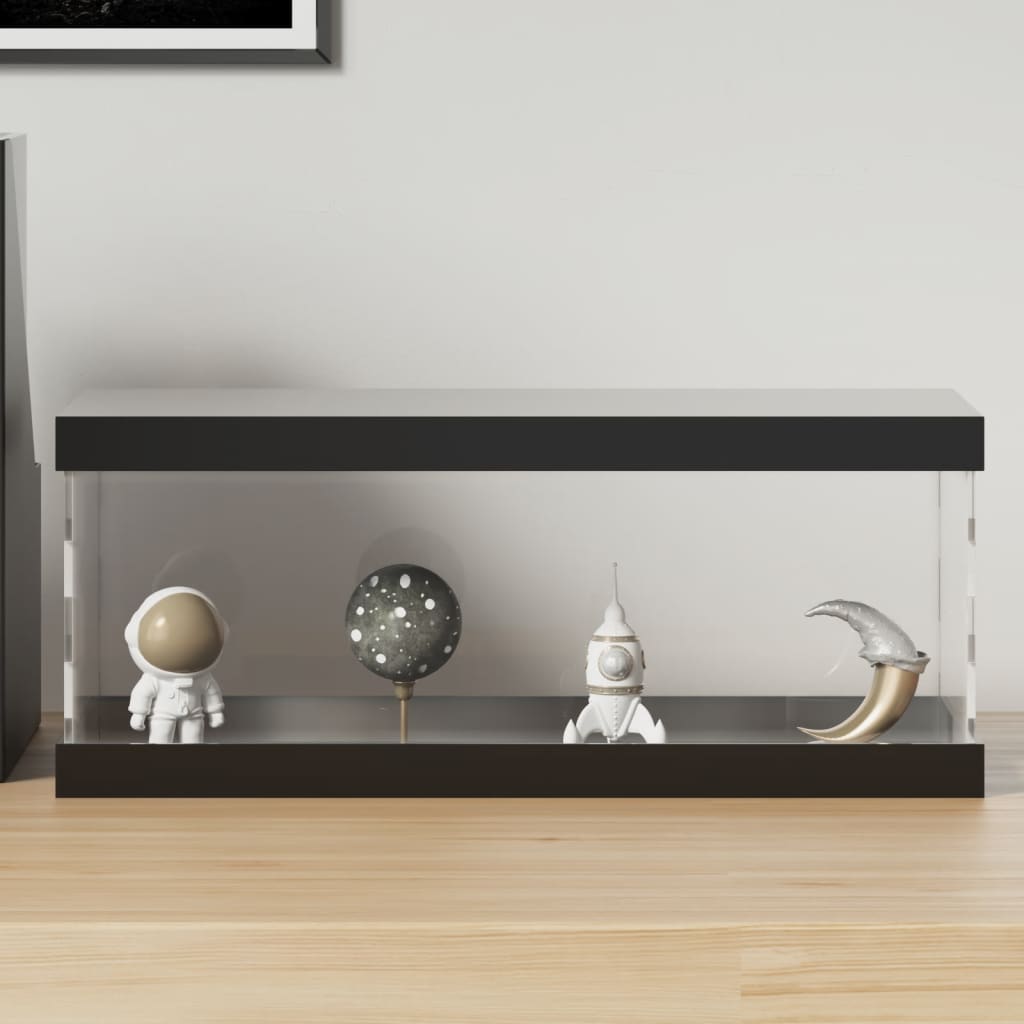 Vitrine gennemsigtig 34x16x14 cm Akryl