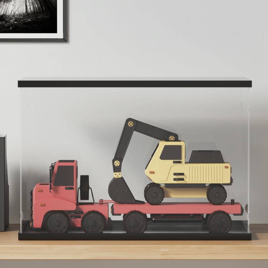 Vitrine gennemsigtig 56x36x37 cm Akryl