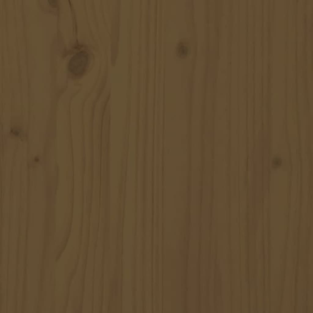 Arbejdsbord Honningbrun 180x50x80 cm Massiv Fyr