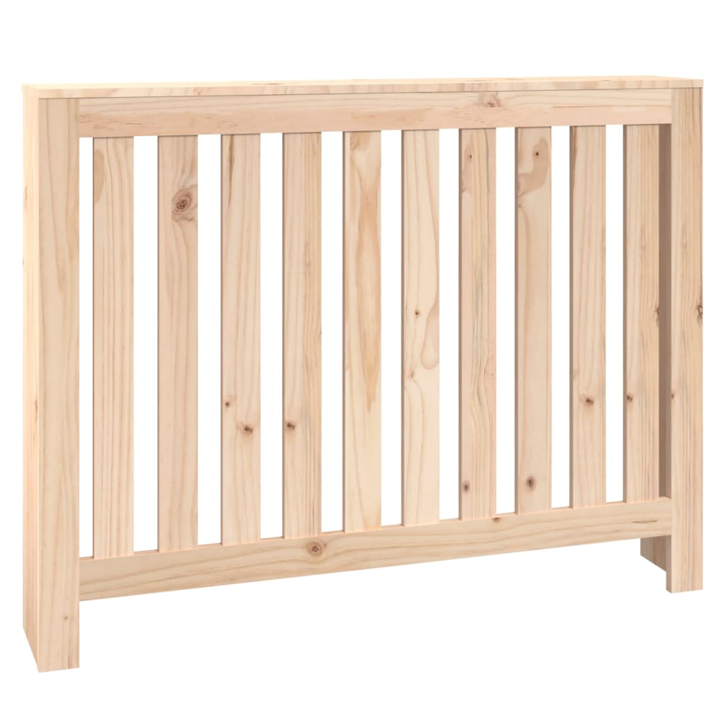 Kølerafdækning 108,5x19x84 cm massiv fyrretræ