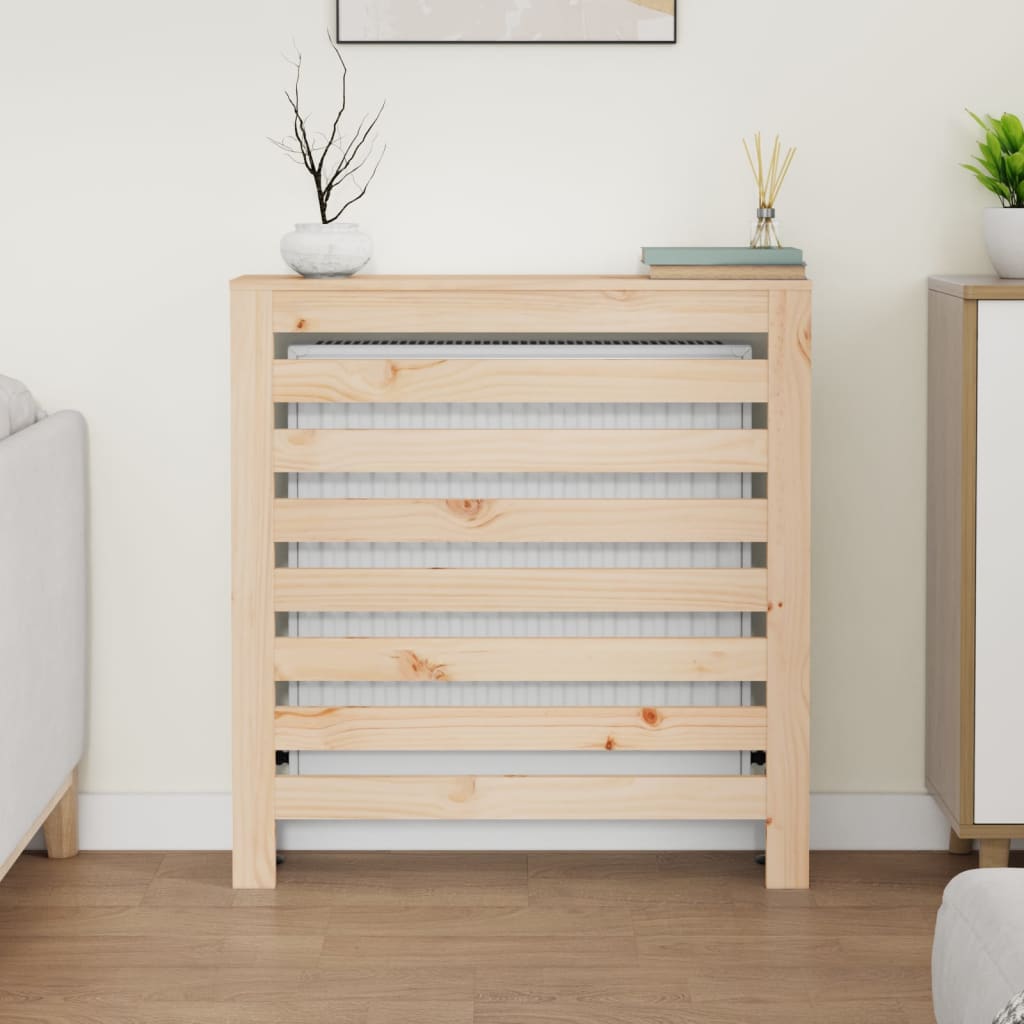 Kølerafdækning 79,5x19x84 cm massivt fyrretræ