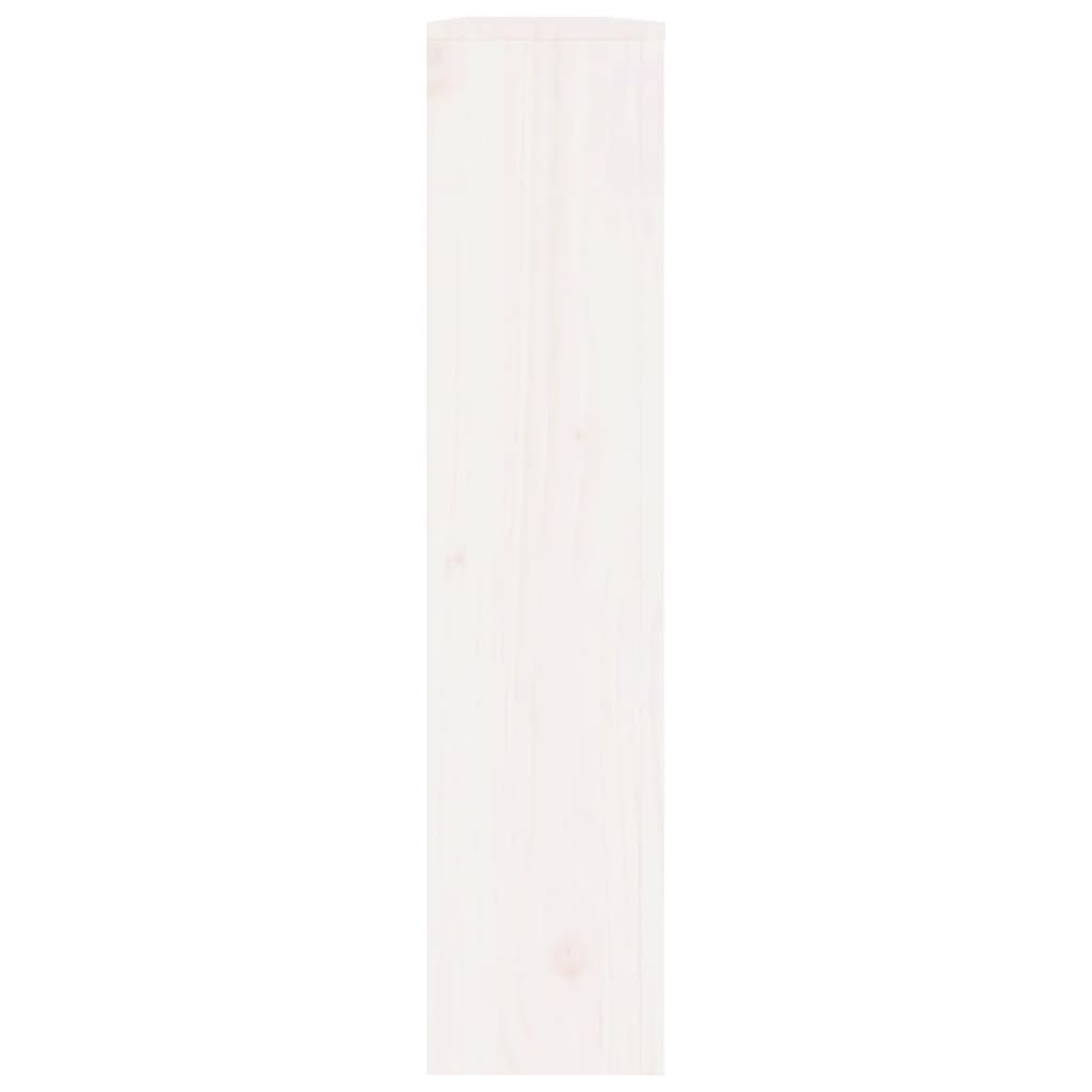 Kølerdæksel Hvid 153x19x84 cm Massiv Fyr