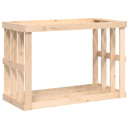 Udendørs brændestativ 108x52x74 cm massiv fyrretræ