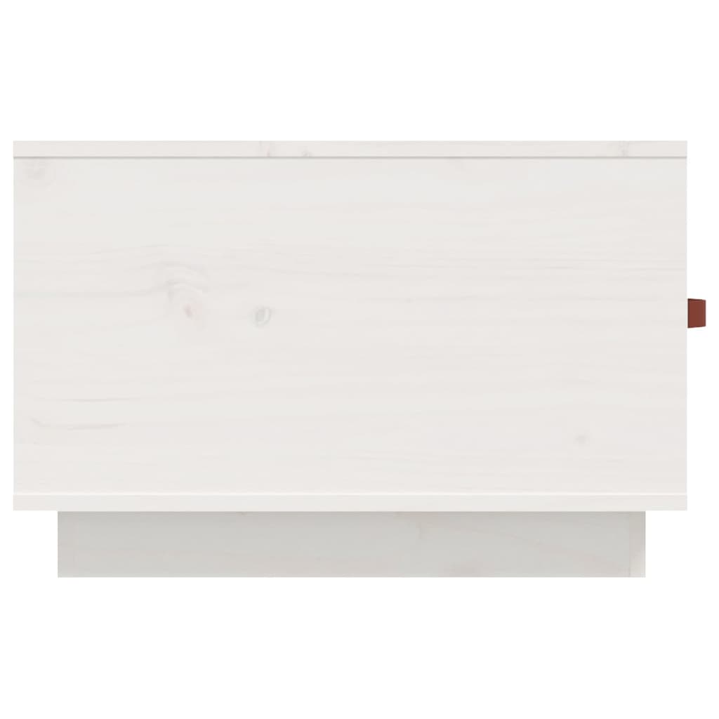 Sofabord Hvid 60x53x35 cm Massiv Fyr