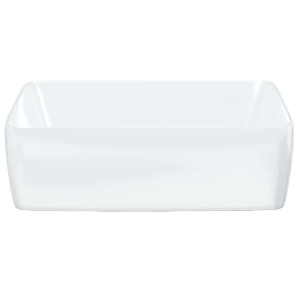 Håndvask Hvid 48x37x13 cm Keramik Rektangulær