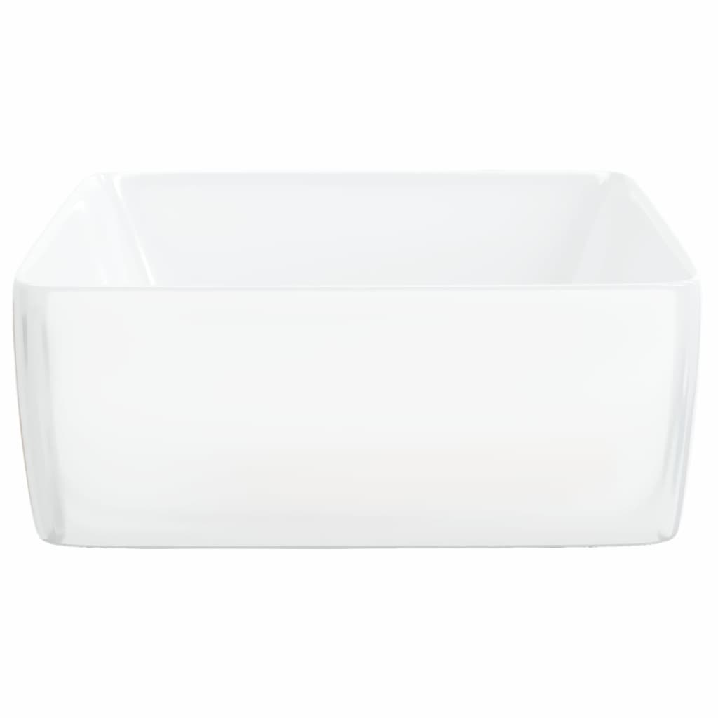 Håndvask Hvid 48x37x13 cm Keramik Rektangulær