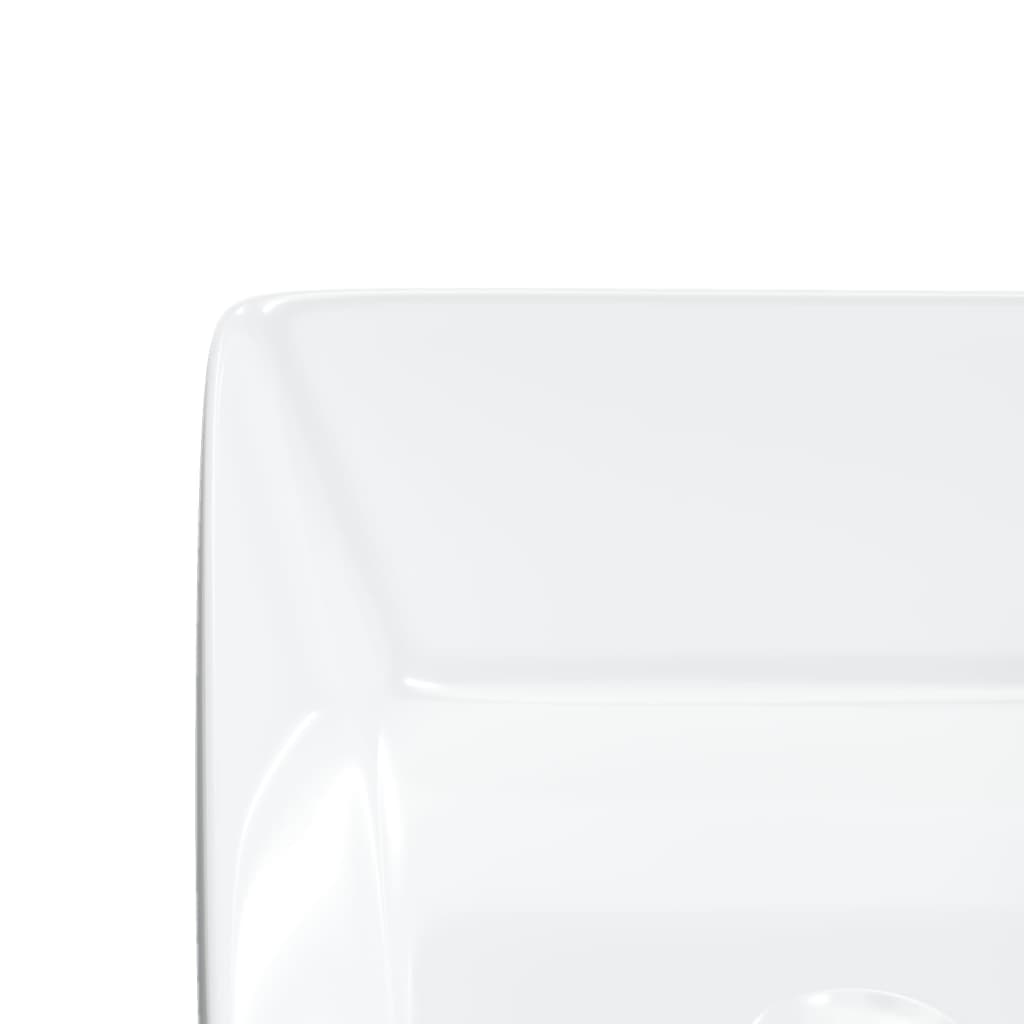 Håndvask Hvid 48x37x13 cm Keramik Rektangulær