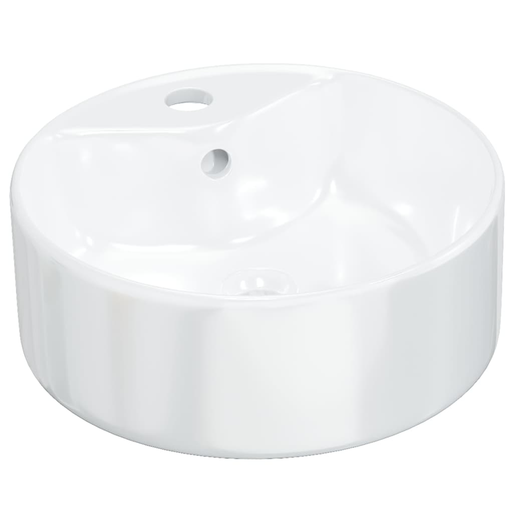 Håndvask Hvid 40x14,5 cm Keramik Rund