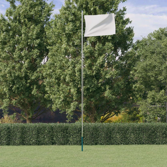 Flagstang Delbar Sølv 6,23 m Aluminium