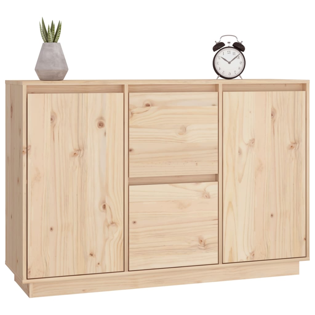 Skænk 111x34x75 cm massiv fyrretræ