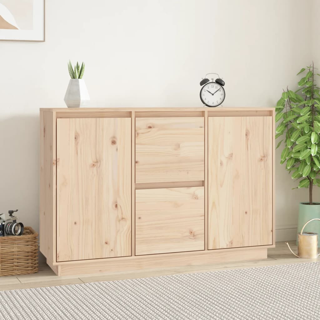 Skænk 111x34x75 cm massiv fyrretræ