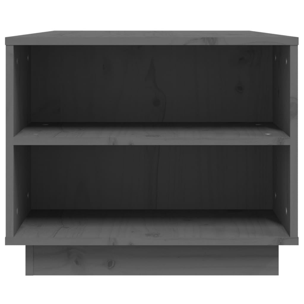 Sofabord Grå 90x49x40,5 cm Massiv Fyr
