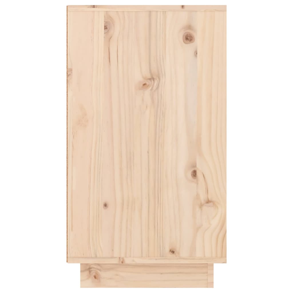 Skoreol 110x34x61 cm massiv fyrretræ
