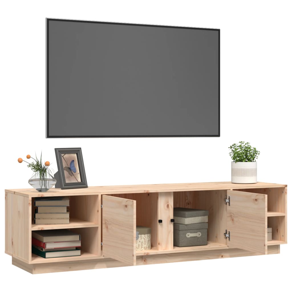 TV-møbel 156x40x40 cm massiv fyrretræ