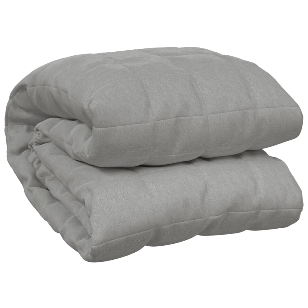 Vægtet Tæppe Grå 200x200 cm 13 kg Stof