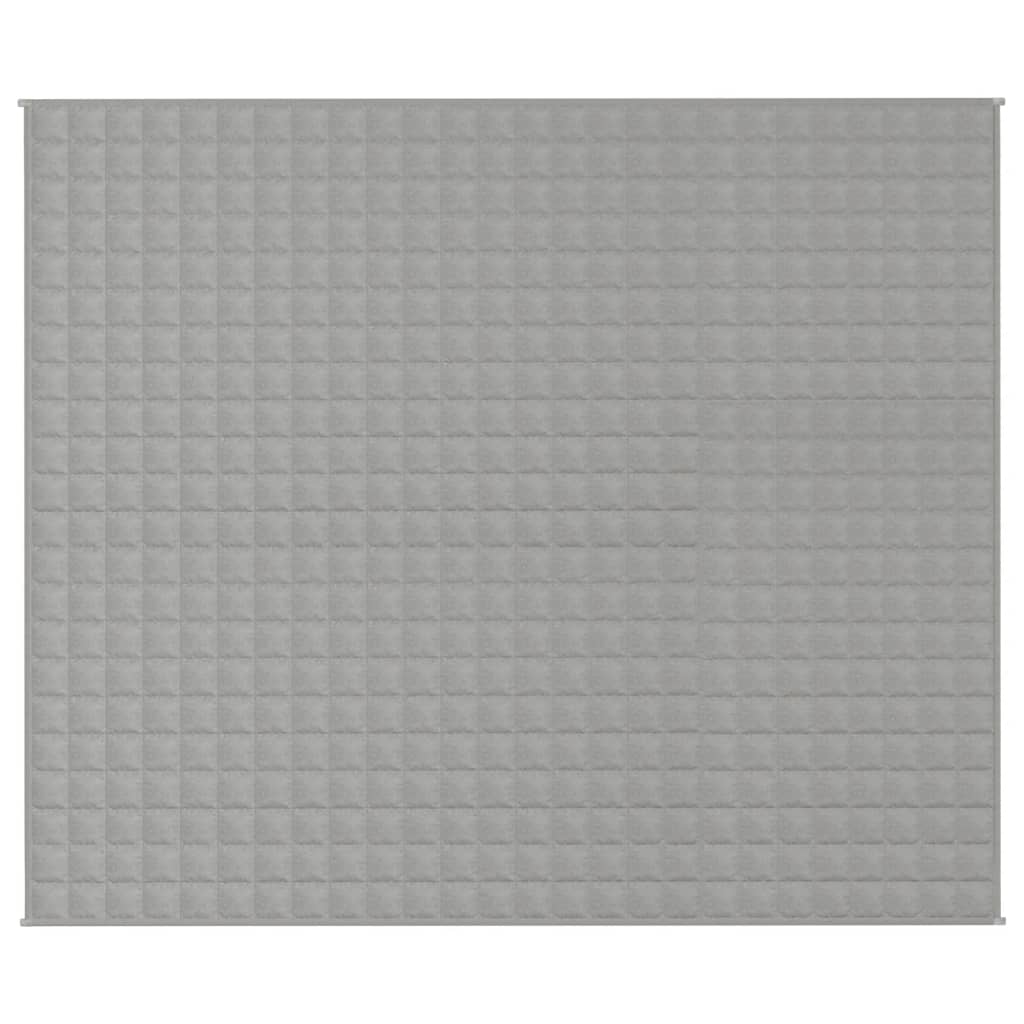Vægtet Tæppe Grå 220x260 cm 11 kg Stof