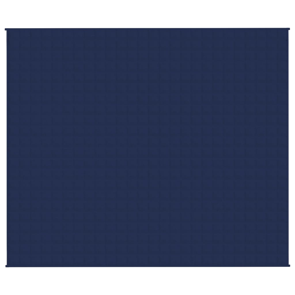 Vægtet Tæppe Blå 220x260 cm 11 kg Stof