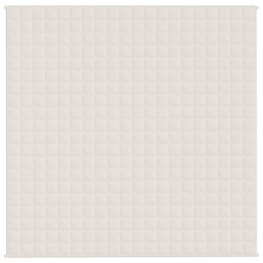 Vægtet Tæppe Light Creme 200x200 cm 9 kg Stof