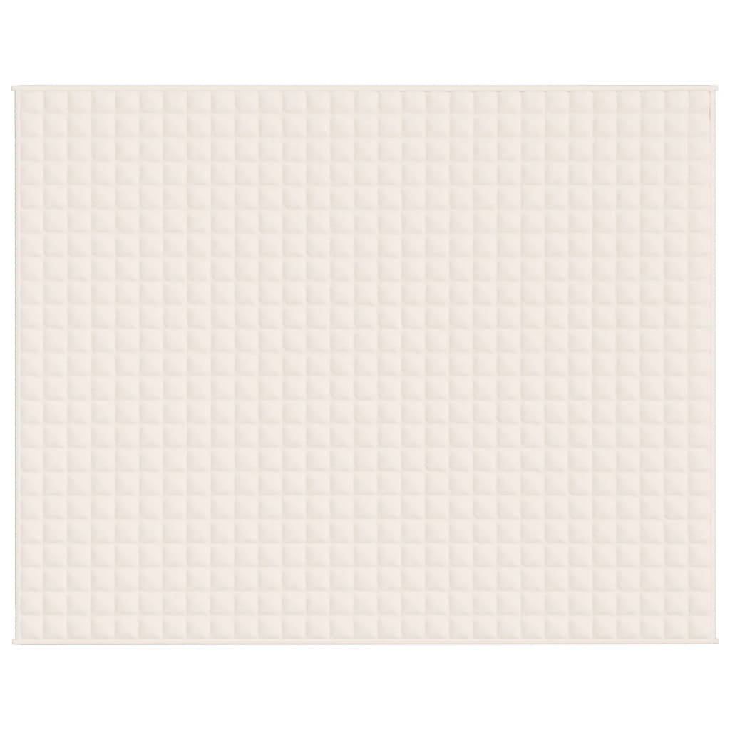 Vægtet Tæppe Light Creme 235x290 cm 11 kg Stof
