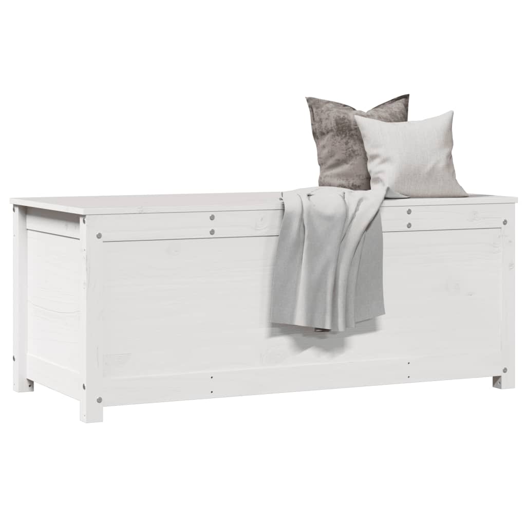 Bryst Hvid 110x50x45,5 cm Massiv Fyr