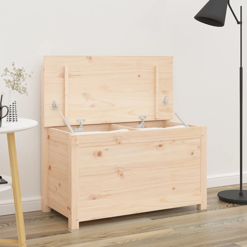 Bænk 80x41x77 cm massiv fyrretræ