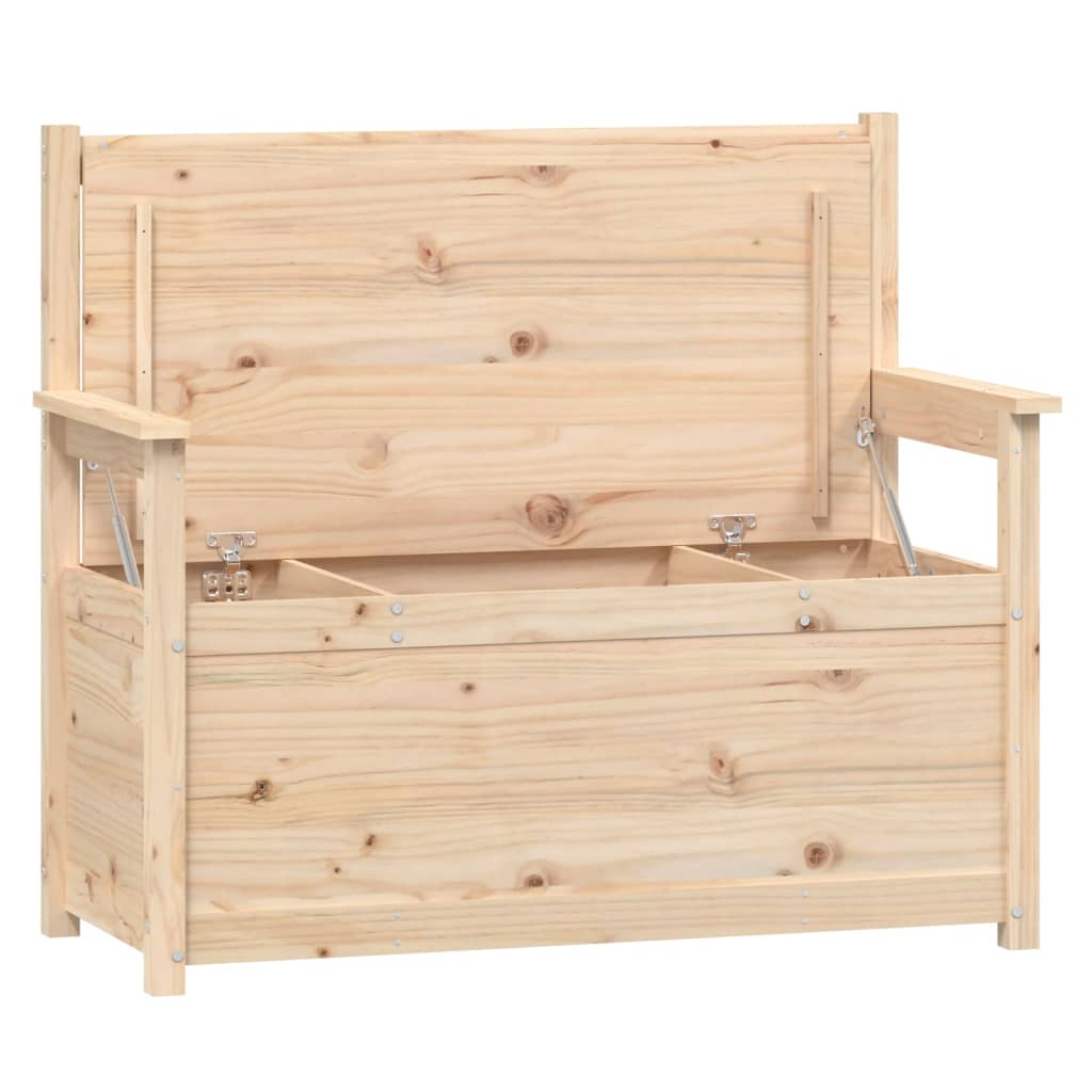 Bænk 112,5x51,5x96,5 cm massivt fyrretræ