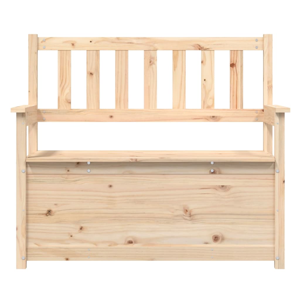 Bænk 112,5x51,5x96,5 cm massivt fyrretræ