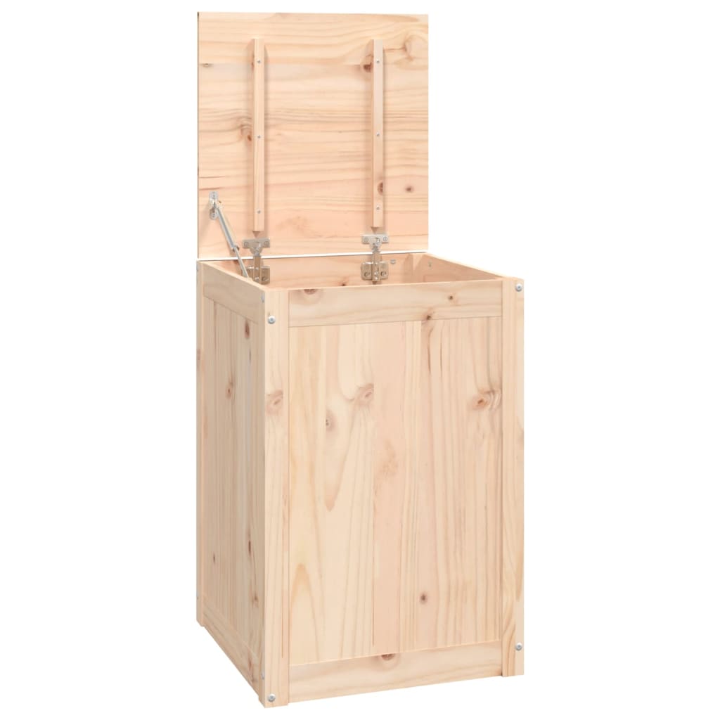 Vaskekasse 44x44x66 cm Massiv fyrretræ