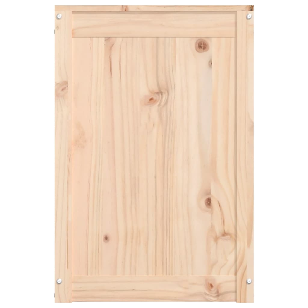 Vaskekasse 44x44x66 cm Massiv fyrretræ