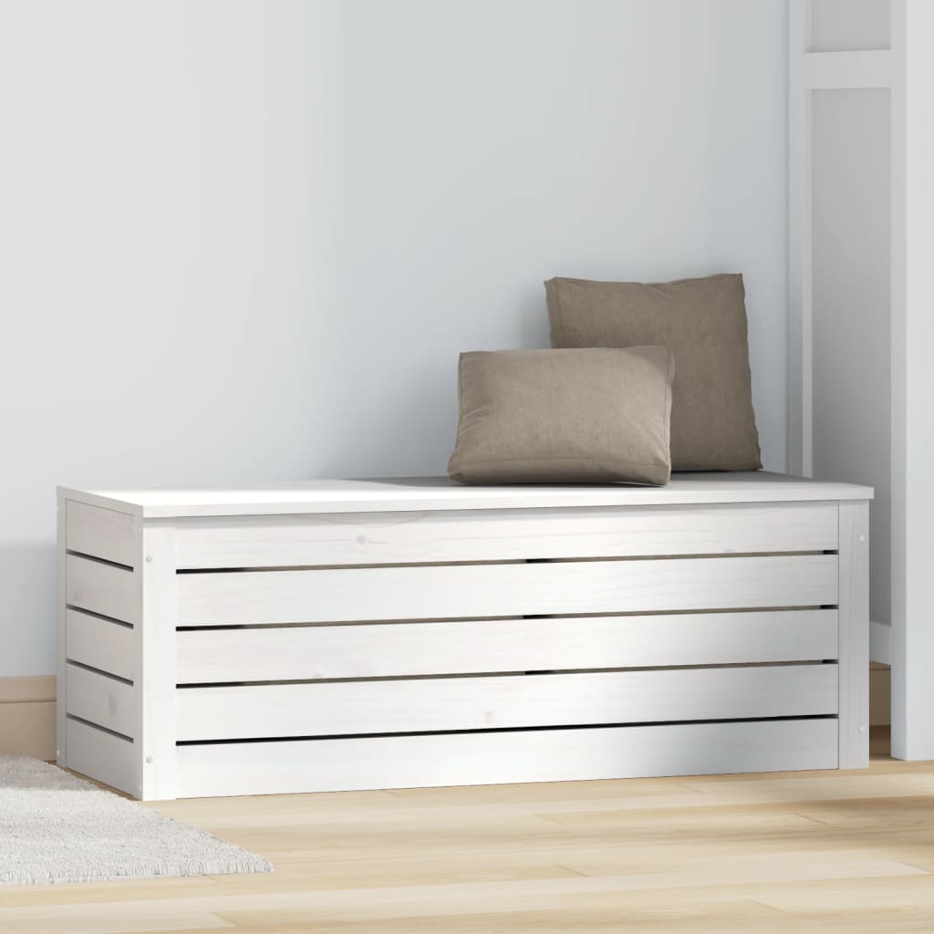Bryst Hvid 89x36,5x33 cm Massiv Fyr
