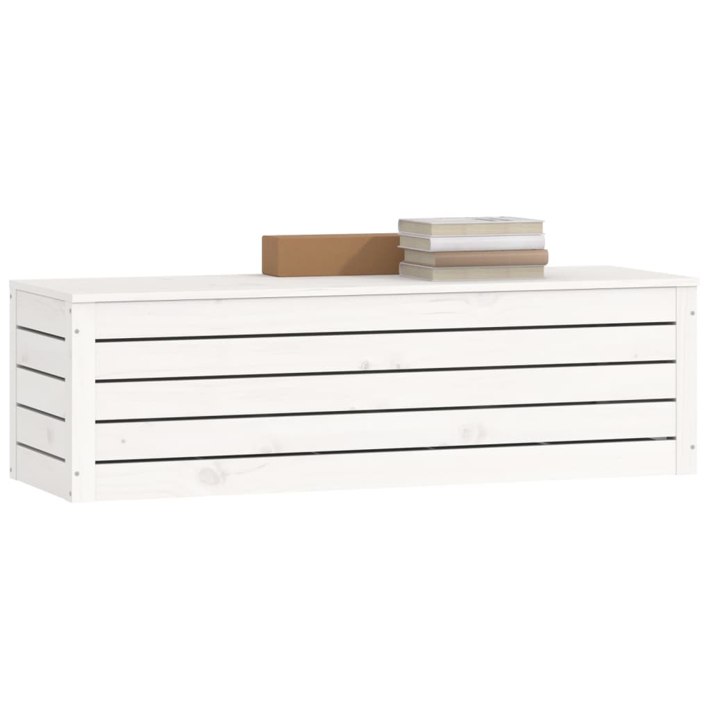 Bryst Hvid 109x36,5x33 cm Massiv Fyr