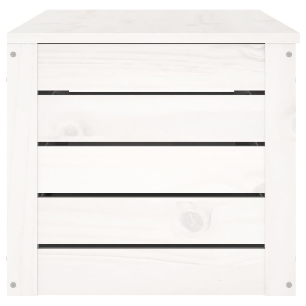 Bryst Hvid 109x36,5x33 cm Massiv Fyr