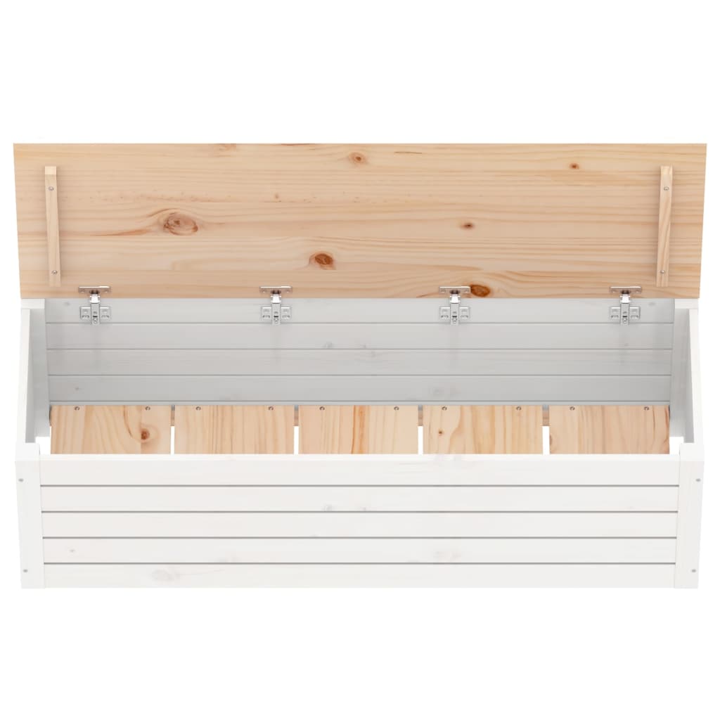 Bryst Hvid 109x36,5x33 cm Massiv Fyr
