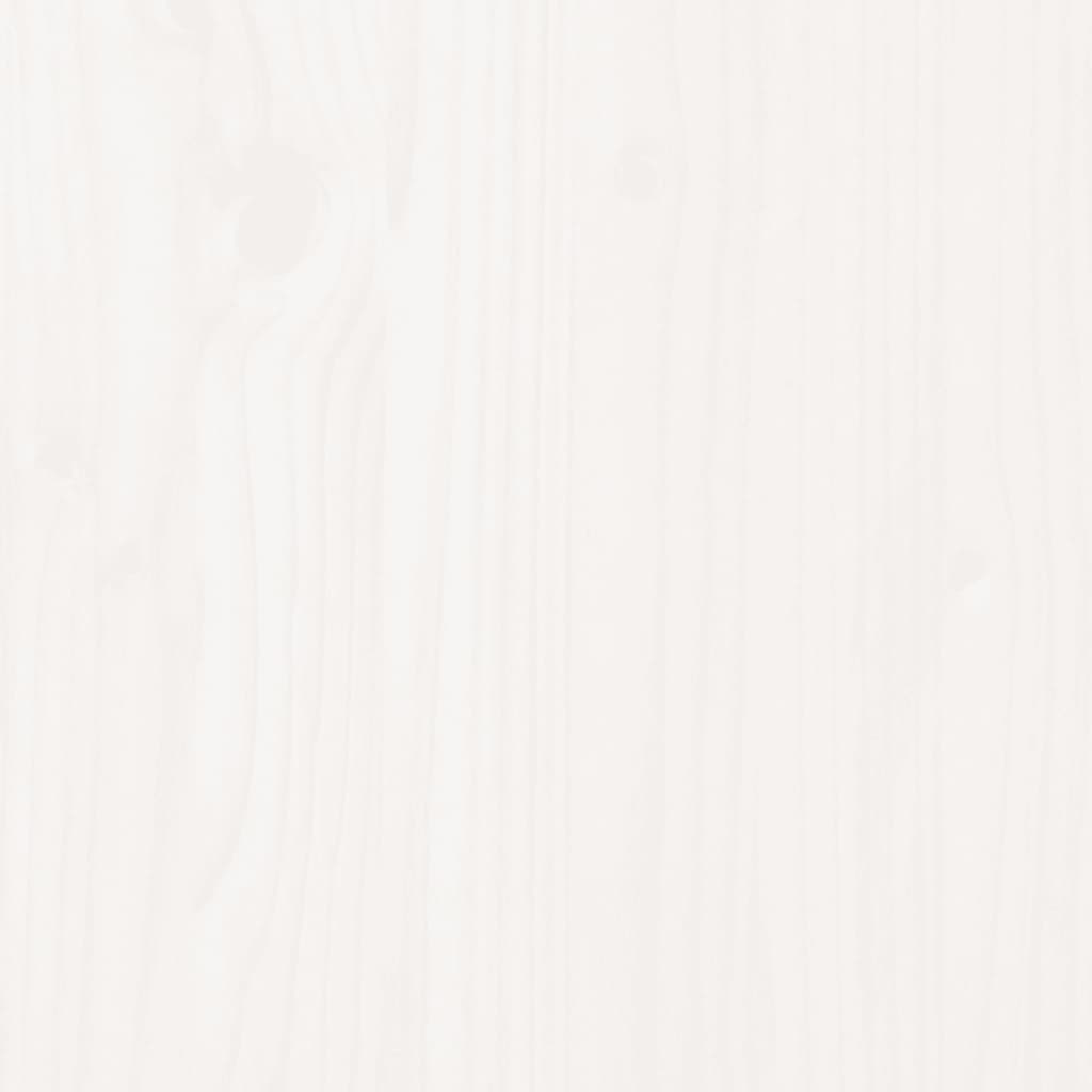 Bryst Hvid 109x36,5x33 cm Massiv Fyr