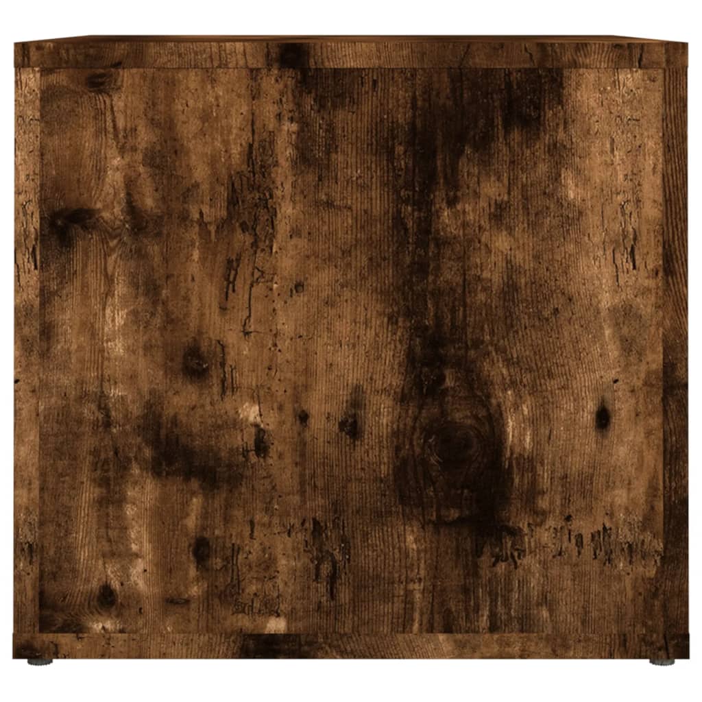 Sengebord røget eg 41x40x36 cm træmateriale