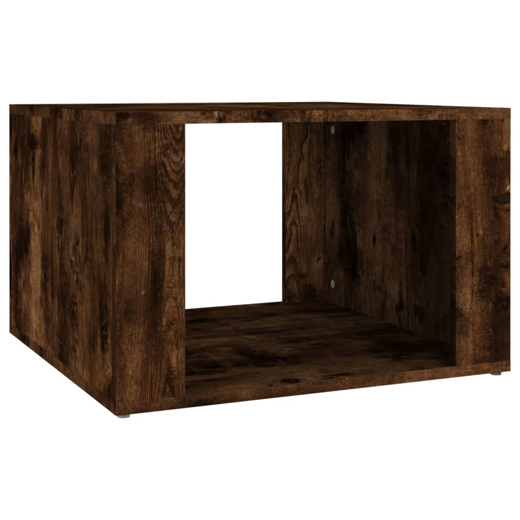 Sengebord røget eg 57x55x36 cm træmateriale