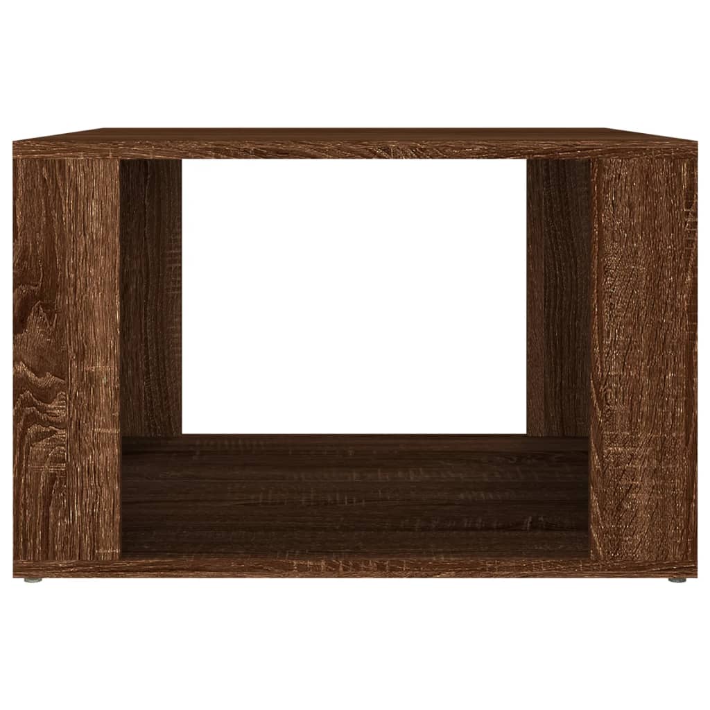Sengebord brun eg look 57x55x36 cm træmateriale
