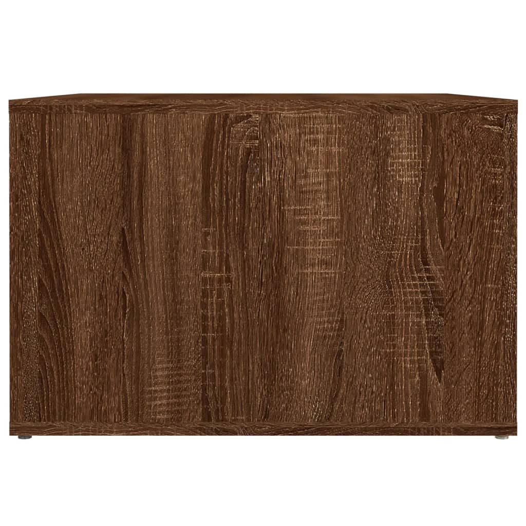 Sengebord brun eg look 57x55x36 cm træmateriale