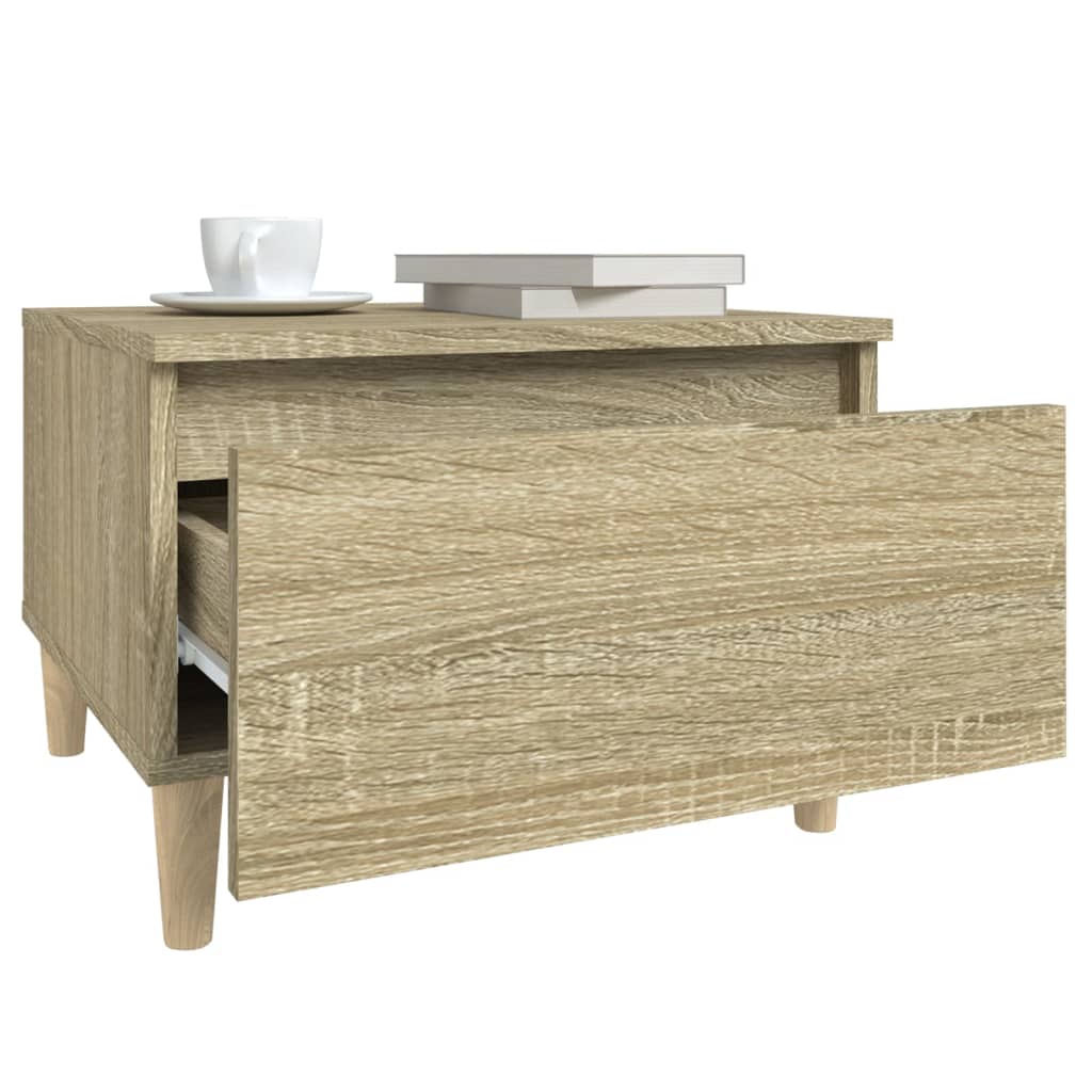 Sidebord Sonoma eg 50x46x35 cm træmateriale