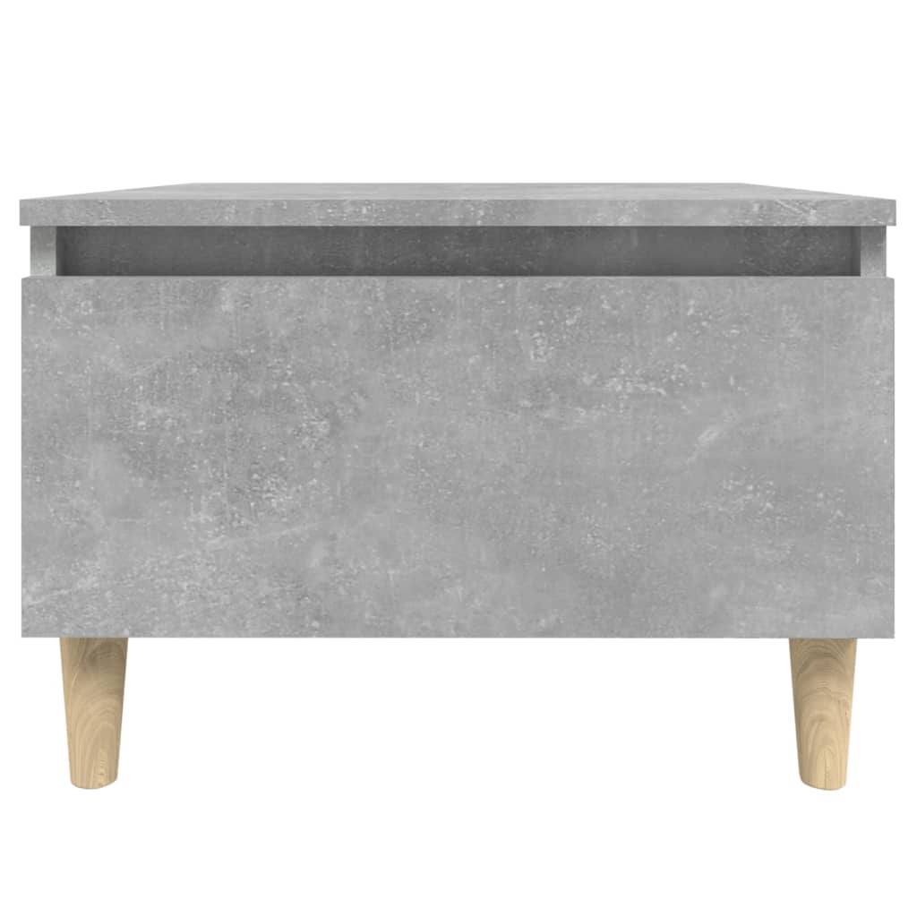 Sidebord betongrå 50x46x35 cm træmateriale