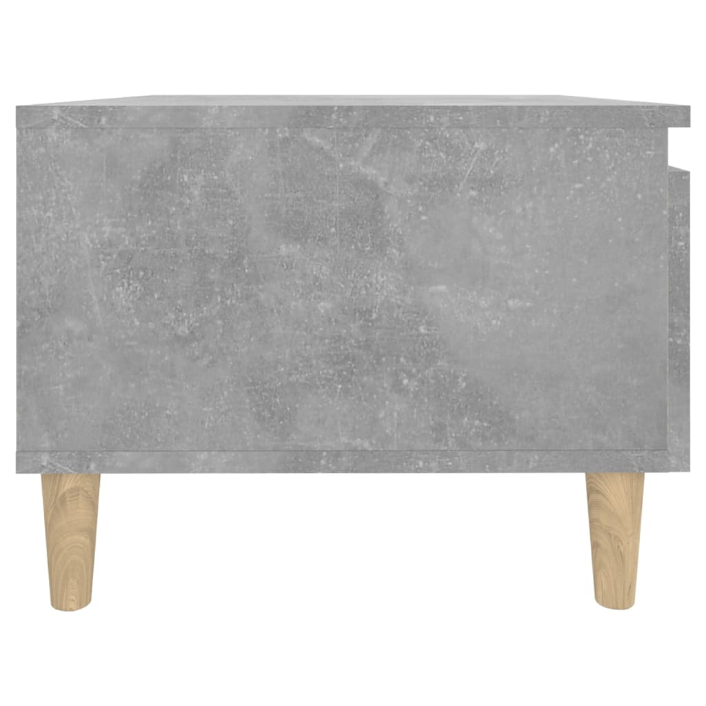 Sidebord betongrå 50x46x35 cm træmateriale