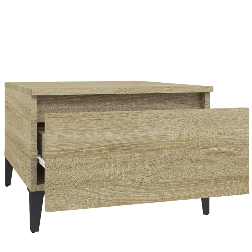 Sidebord Sonoma eg 50x46x35 cm træmateriale