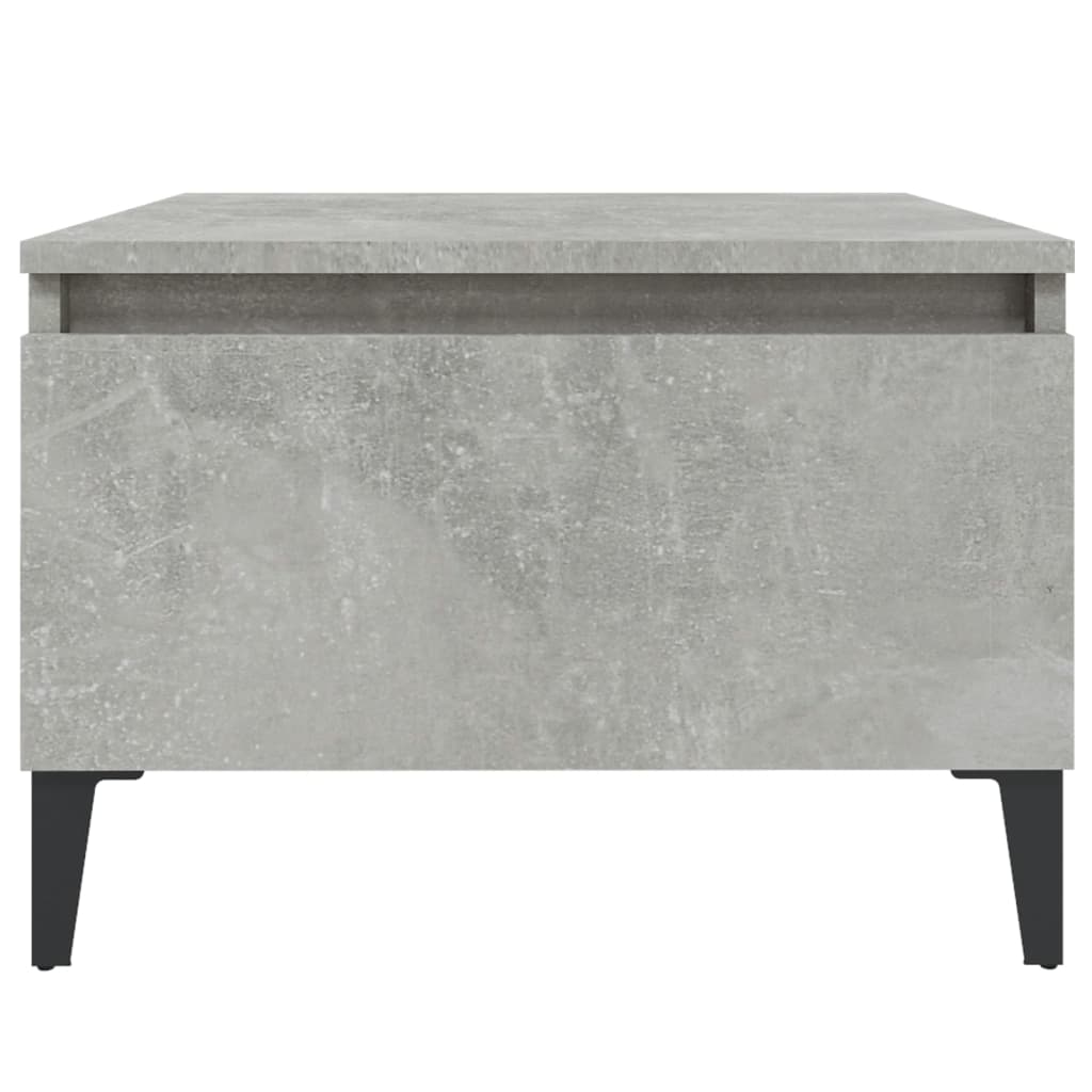 Sidebord betongrå 50x46x35 cm træmateriale