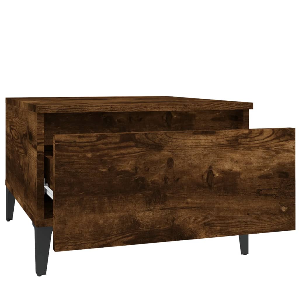 Sidebord røget eg 50x46x35 cm træmateriale