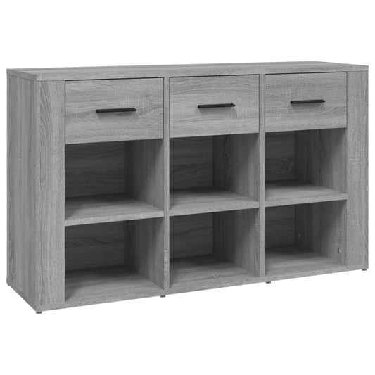 Sideboard Grau Sonoma 100x30x59,5 cm Holzwerkstoff